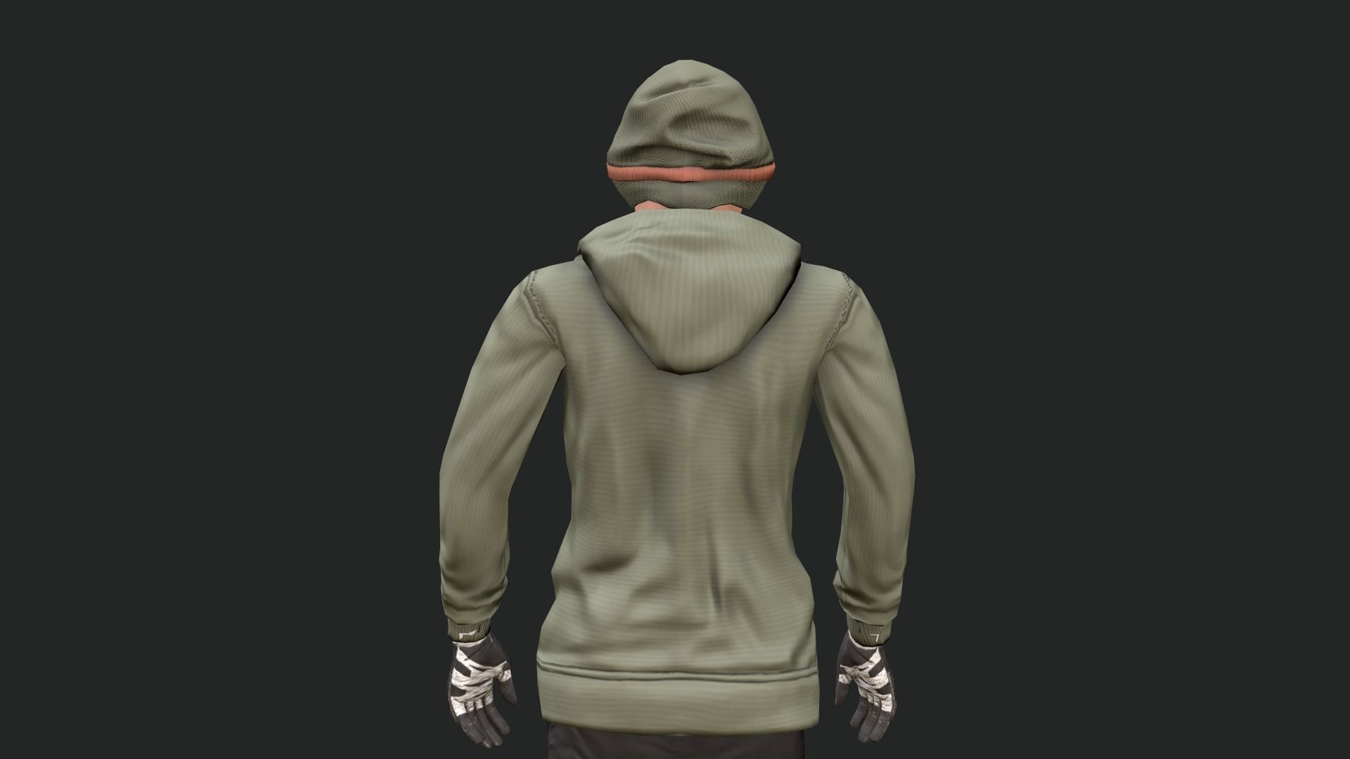 Cool Boy - Game Ready Low-poly 3D model_7