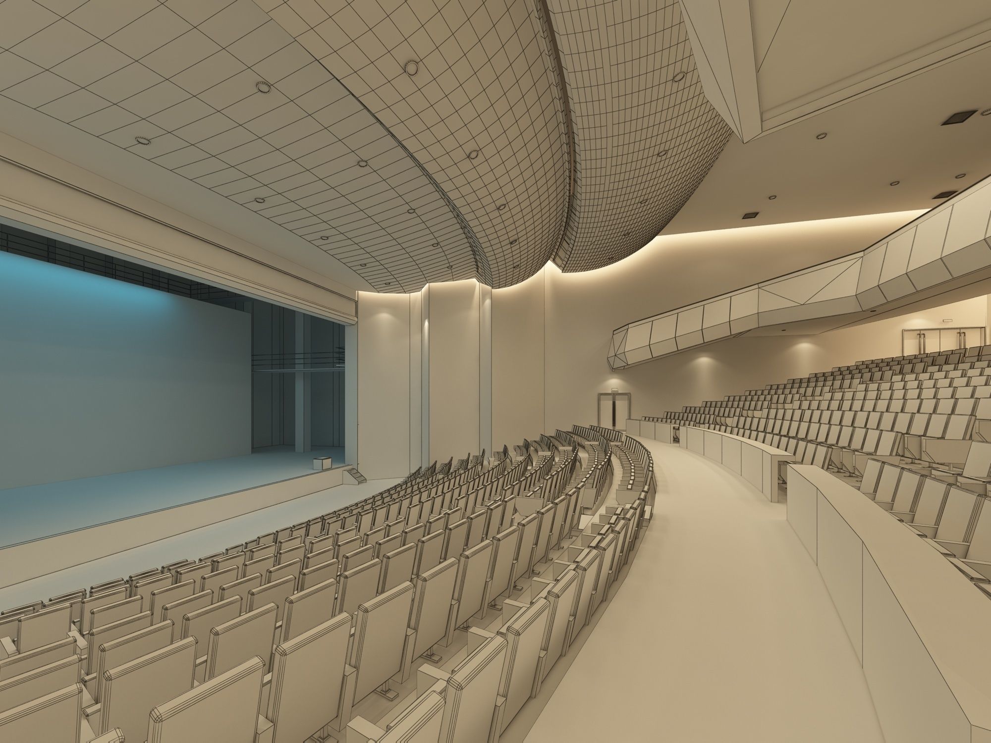 Opera House 3D model 3D model_7