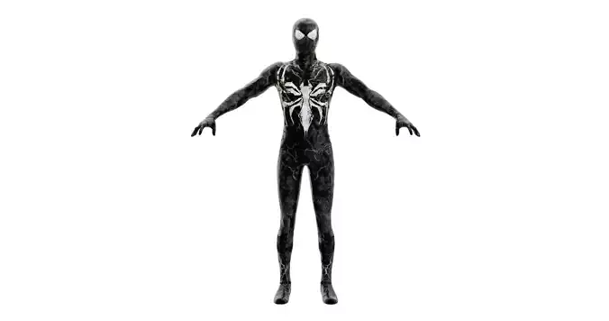 mcu spider man - symbiote suit