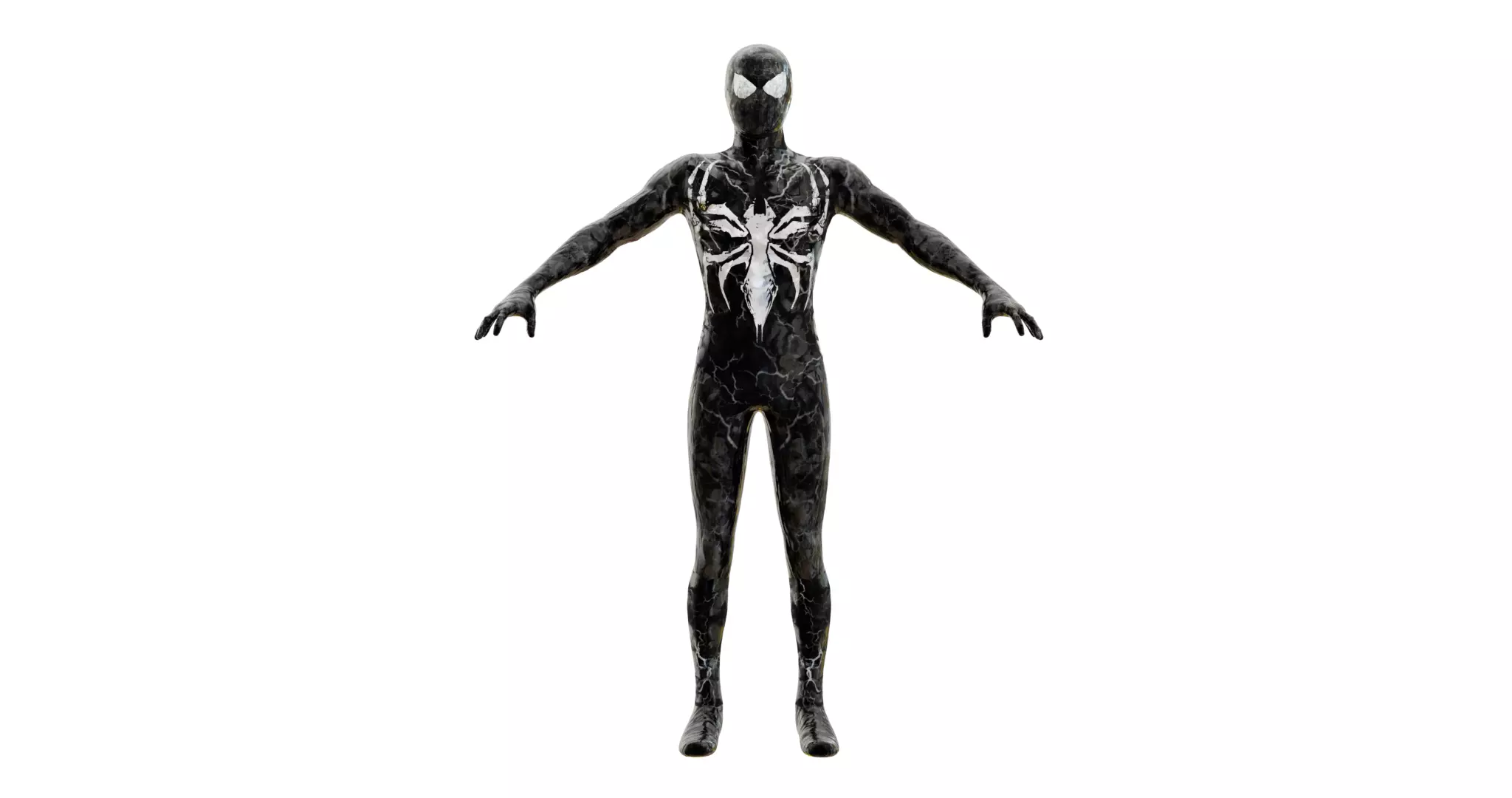mcu spider man - symbiote suit 3D model