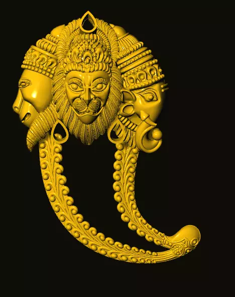 Puligoru nail locket  3D print model_0