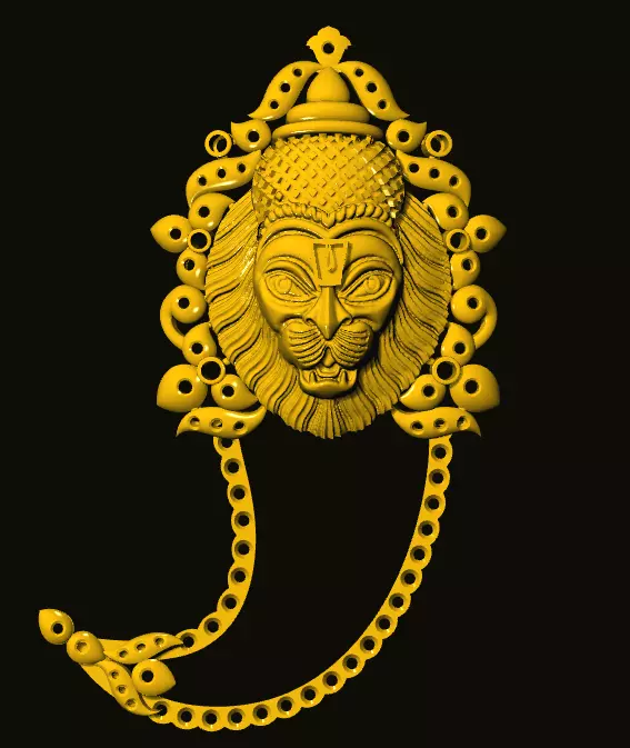 Puligoru nail locket  3D print model_0