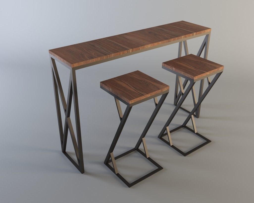 Console 1011 3D model_1