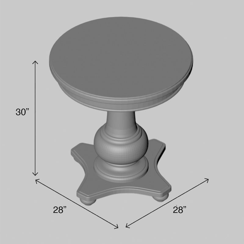 Parlor Table 01 Free 3D model_3