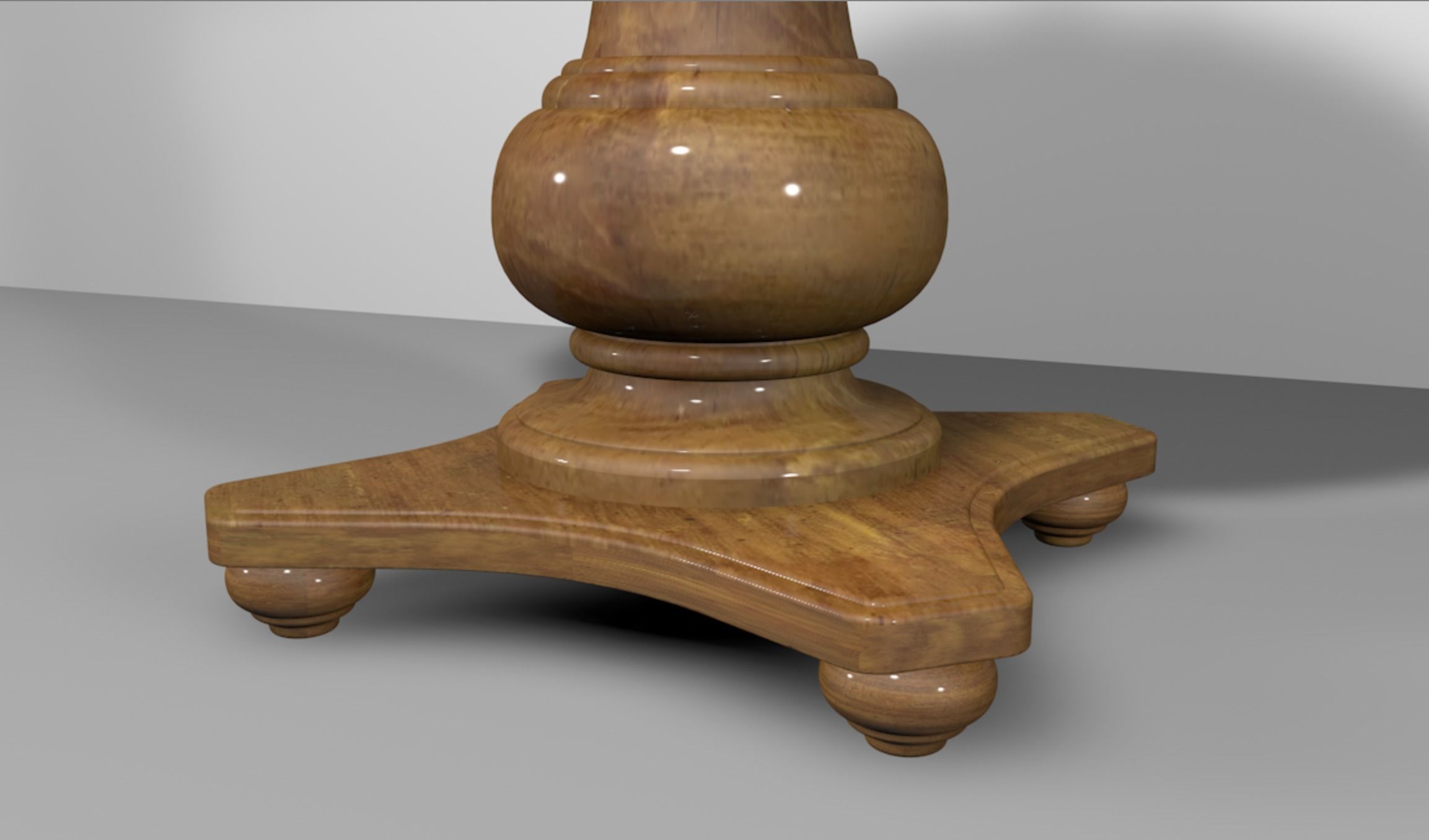 Parlor Table 01 Free 3D model_1
