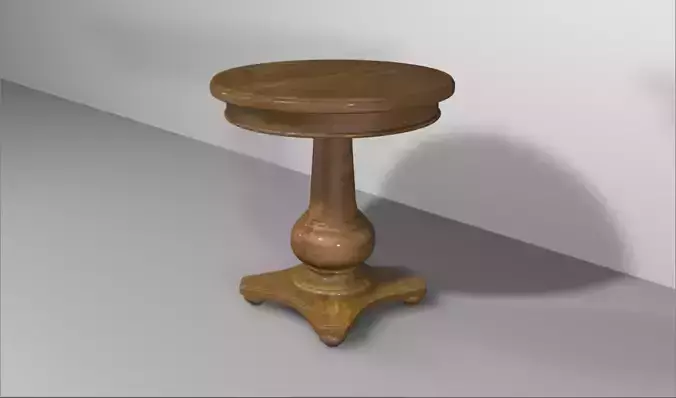Parlor Table 01 Free 3D model