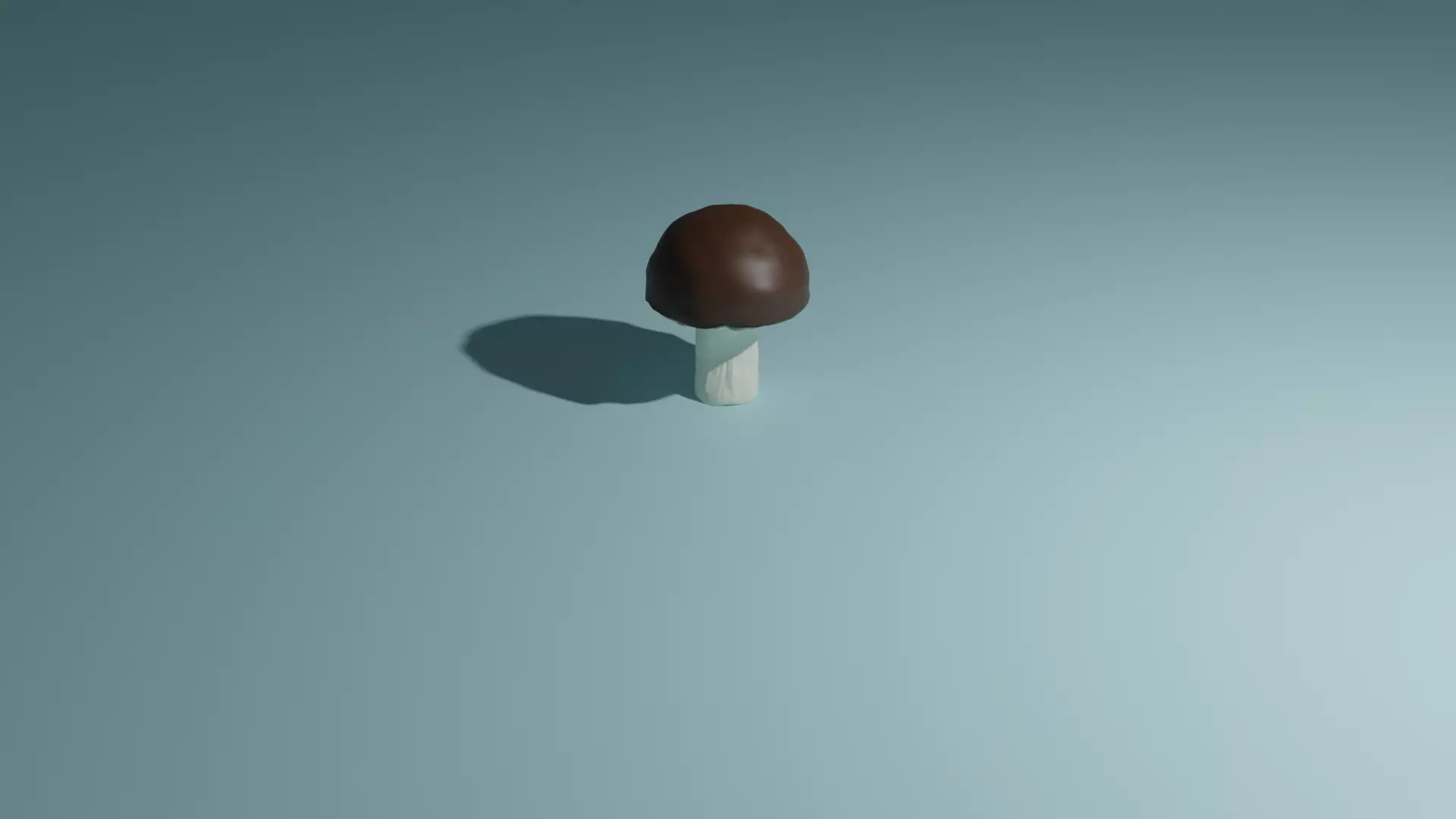 porcini chocolate mushroom 3D model_0
