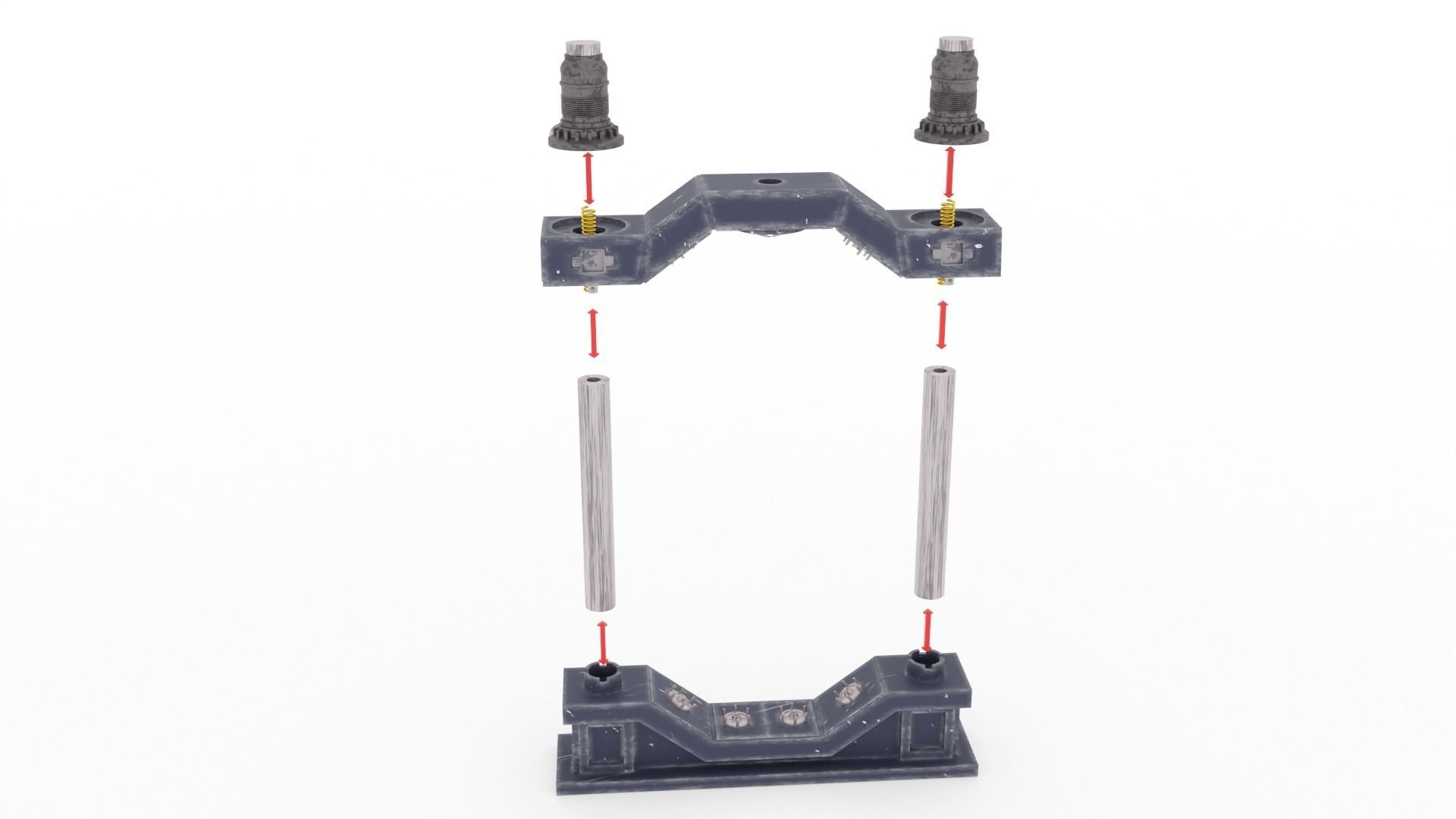 Jabbas Throne Room - Set 8a - Boiler Room Attributes 1-12 scale 3D print model_20