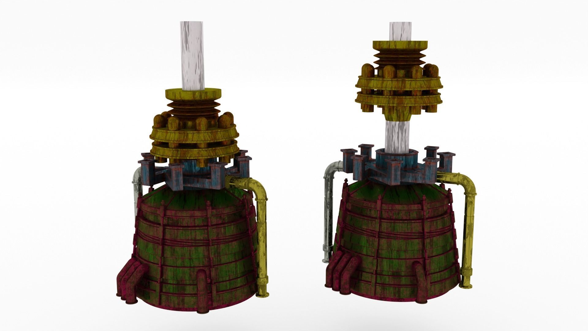 Jabbas Throne Room - Set 8a - Boiler Room Attributes 1-12 scale 3D print model_25