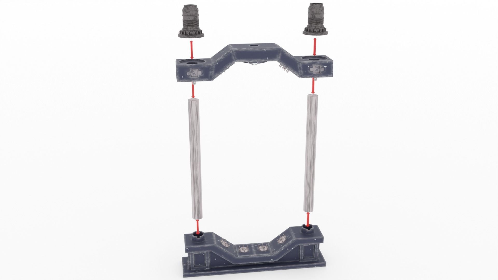 Jabbas Throne Room - Set 8a - Boiler Room Attributes 1-12 scale 3D print model_19