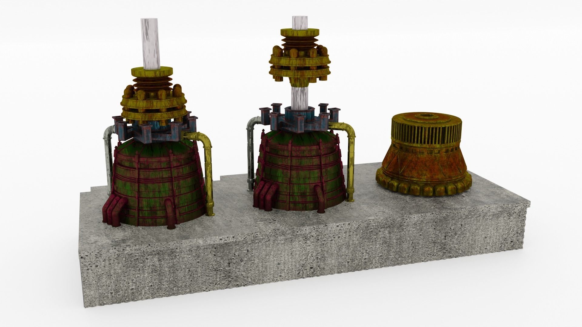 Jabbas Throne Room - Set 8a - Boiler Room Attributes 1-12 scale 3D print model_26