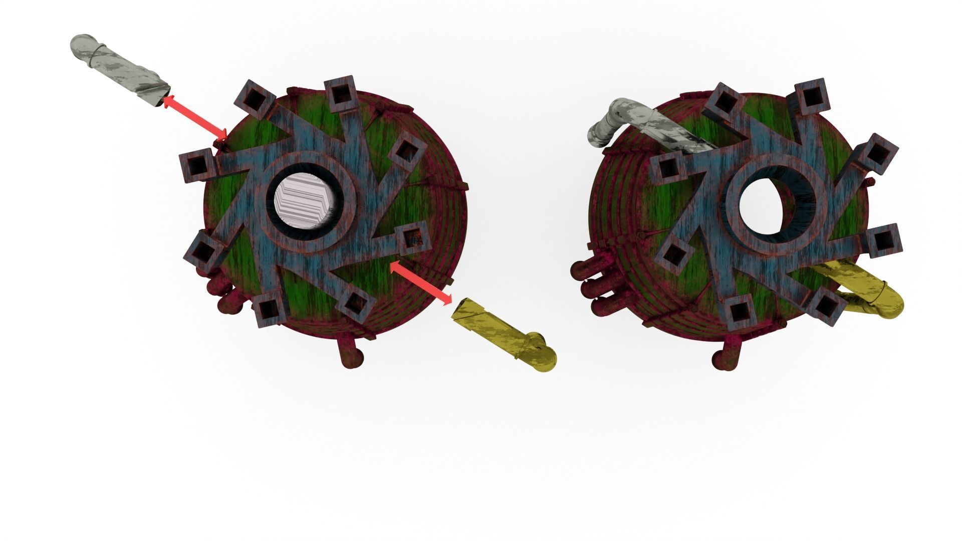 Jabbas Throne Room - Set 8a - Boiler Room Attributes 1-12 scale 3D print model_24