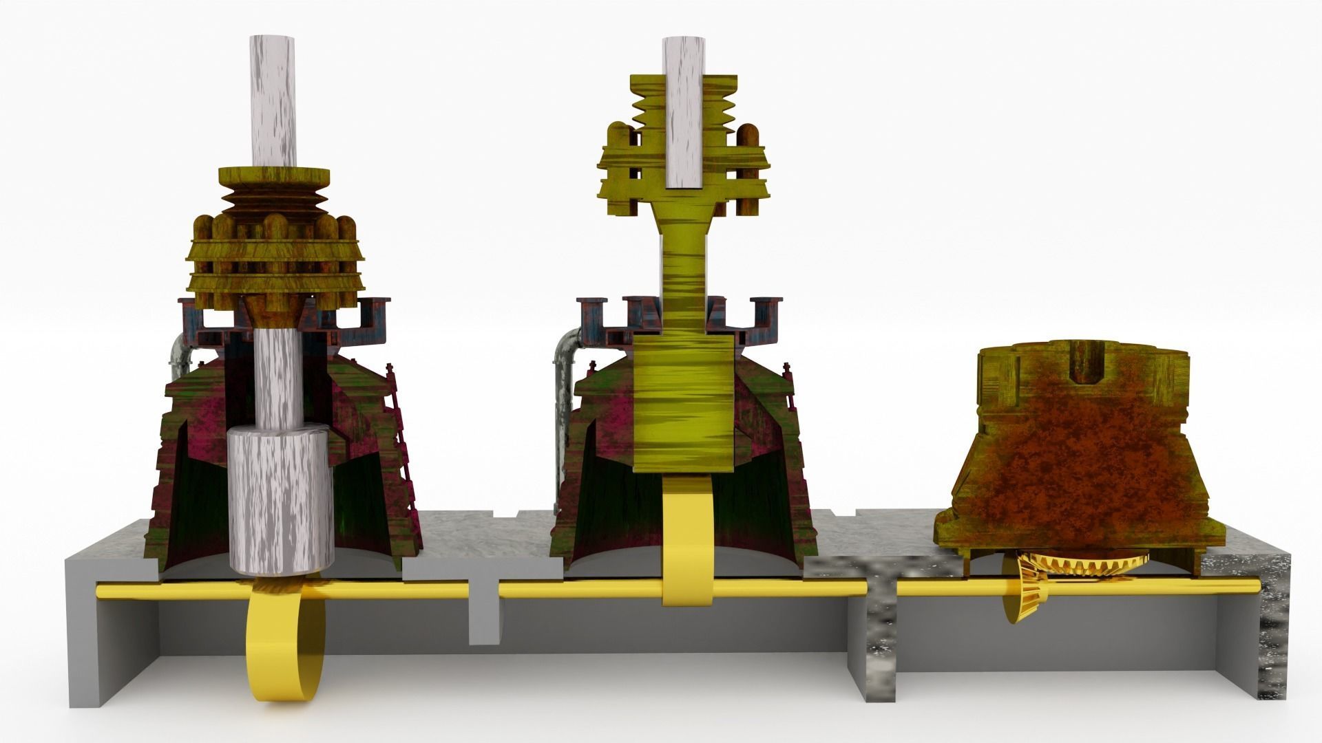 Jabbas Throne Room - Set 8a - Boiler Room Attributes 1-18 scale 3D print model_33