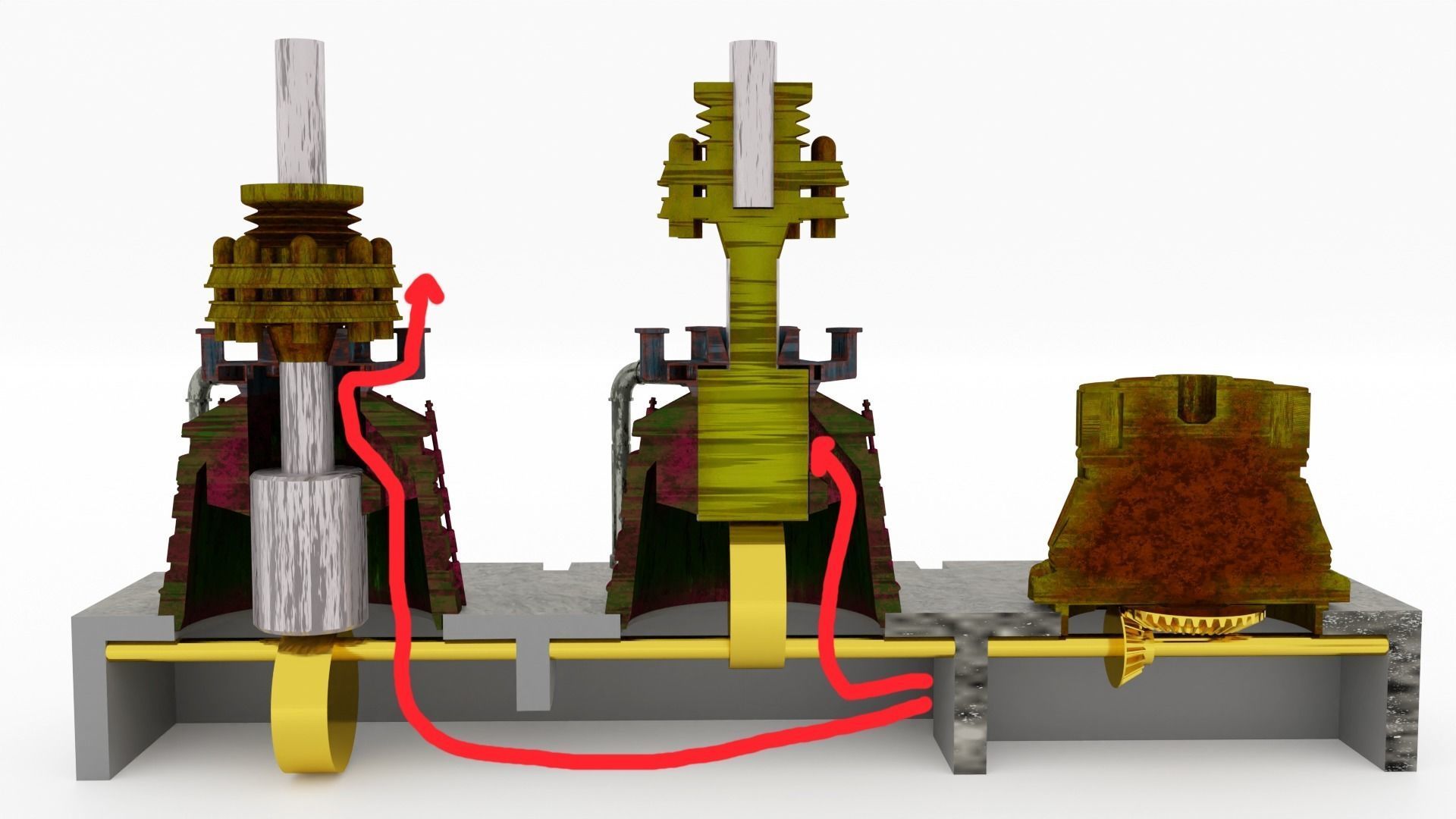 Jabbas Throne Room - Set 8a - Boiler Room Attributes 1-18 scale 3D print model_32