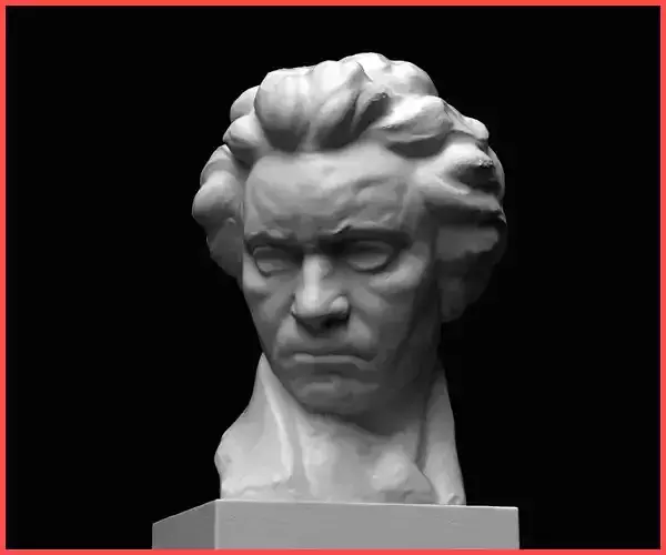 Ludwig van Beethoven Bust 3D print model