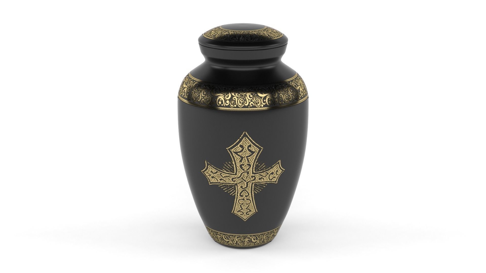 Decorative Urn 3D model_3