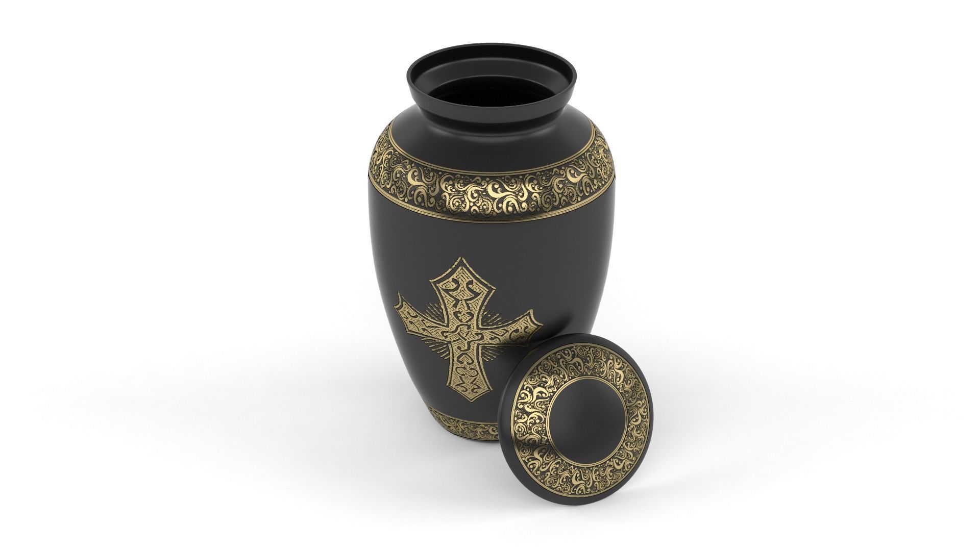 Decorative Urn 3D model_5