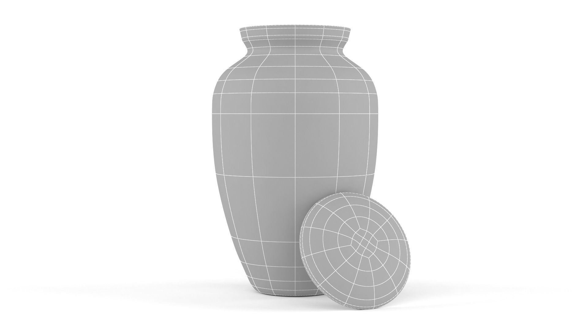 Decorative Urn 3D model_6