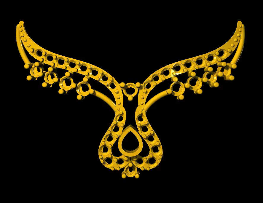 Tanmonia pendent 3D print model_0