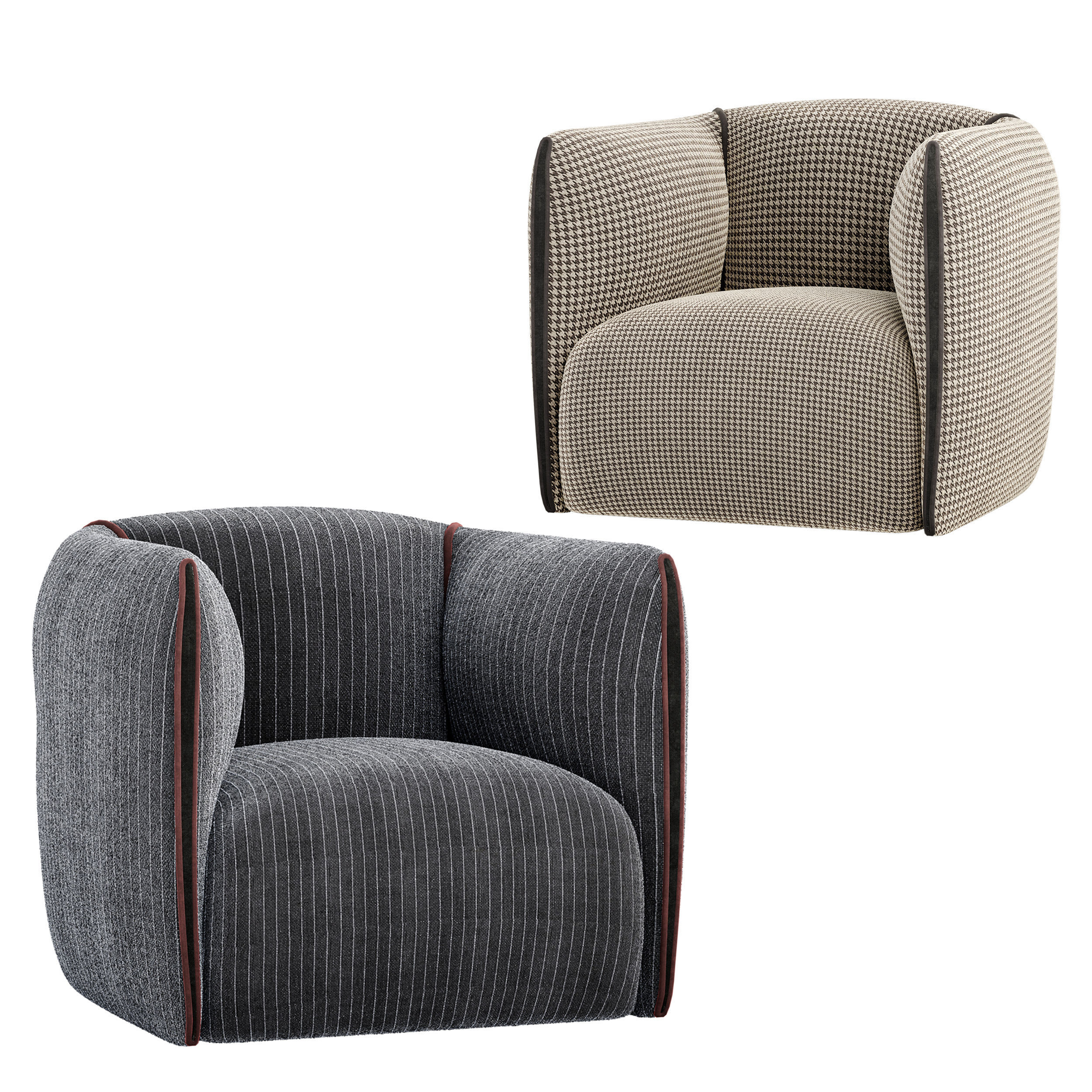 Mia armchair Designed by Francesco Bettoni  3D model_1