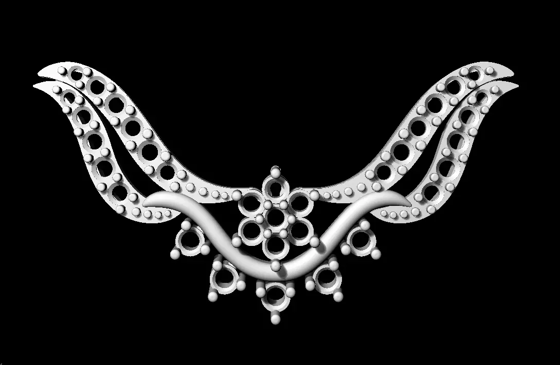 Tanmonia pendent 3D print model_0