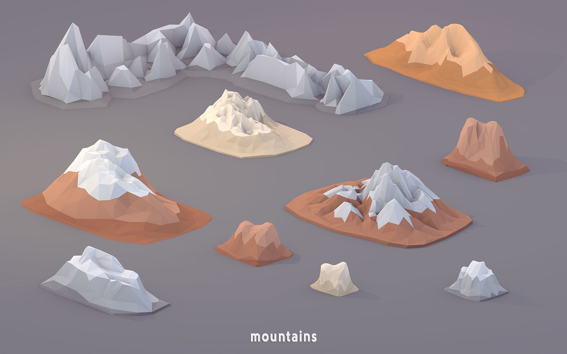 3D Low Poly 100 Japanese Assets Low-poly 3D model_5