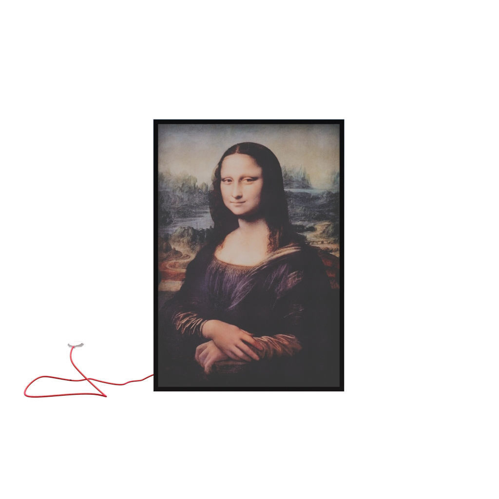 Virgil Abloh x IKEA MARKERAD Mona Lisa Artwork 3D model_1