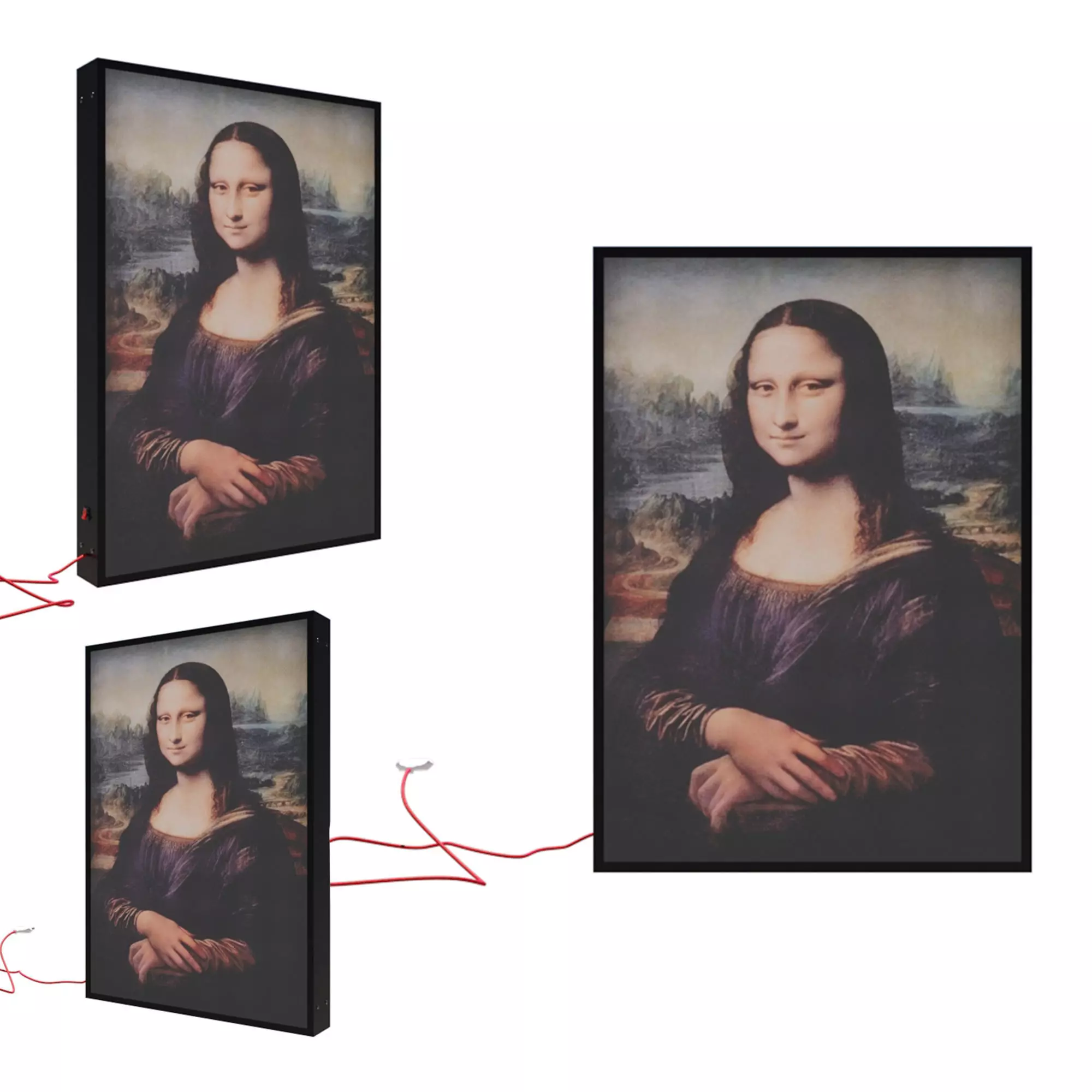 Virgil Abloh x IKEA MARKERAD Mona Lisa Artwork 3D model_0