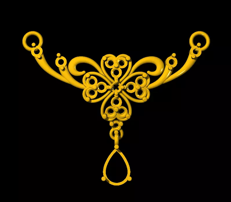 Tanmonia pendent 3D print model_0