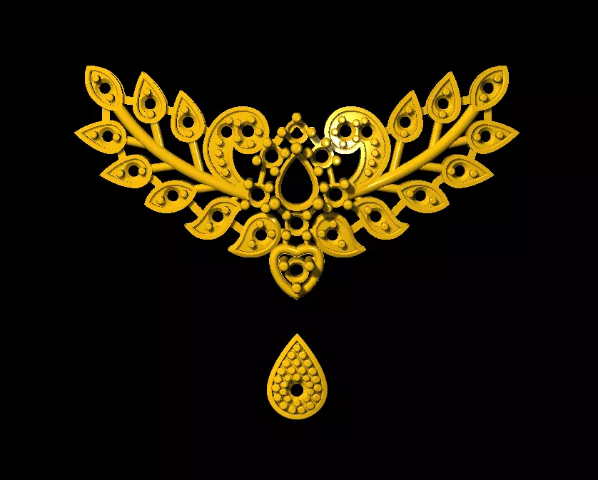 Tanmonia pendent 3D print model_0