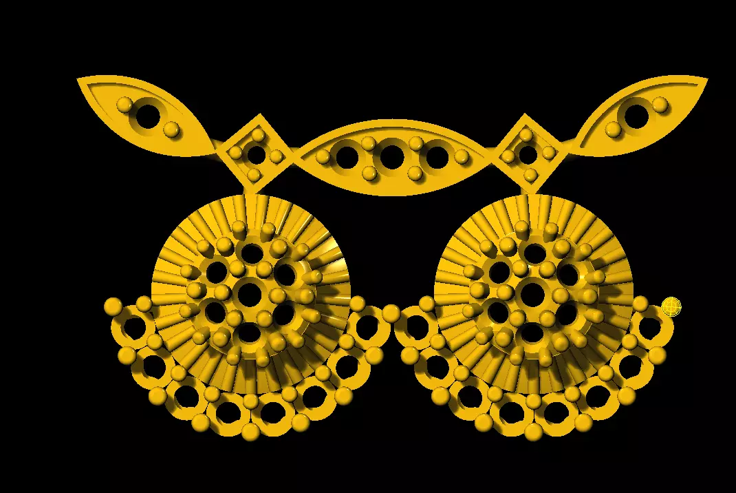 Tanmonia pendent 3D print model_0