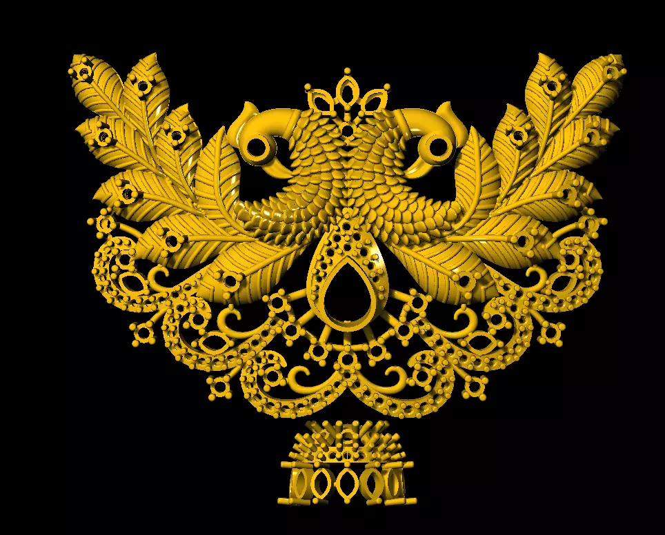 Tanmonia pendent 3D print model_0