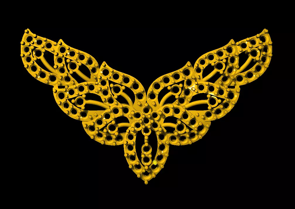 Tanmonia pendent 3D print model_0