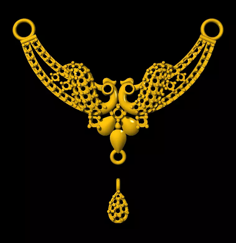 Tanmonia pendent 3D print model_0