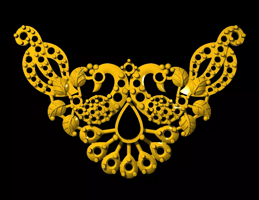 Tanmonia pendent 3D print model_0