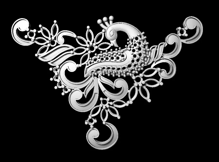 Tanmonia pendent 3D print model_0