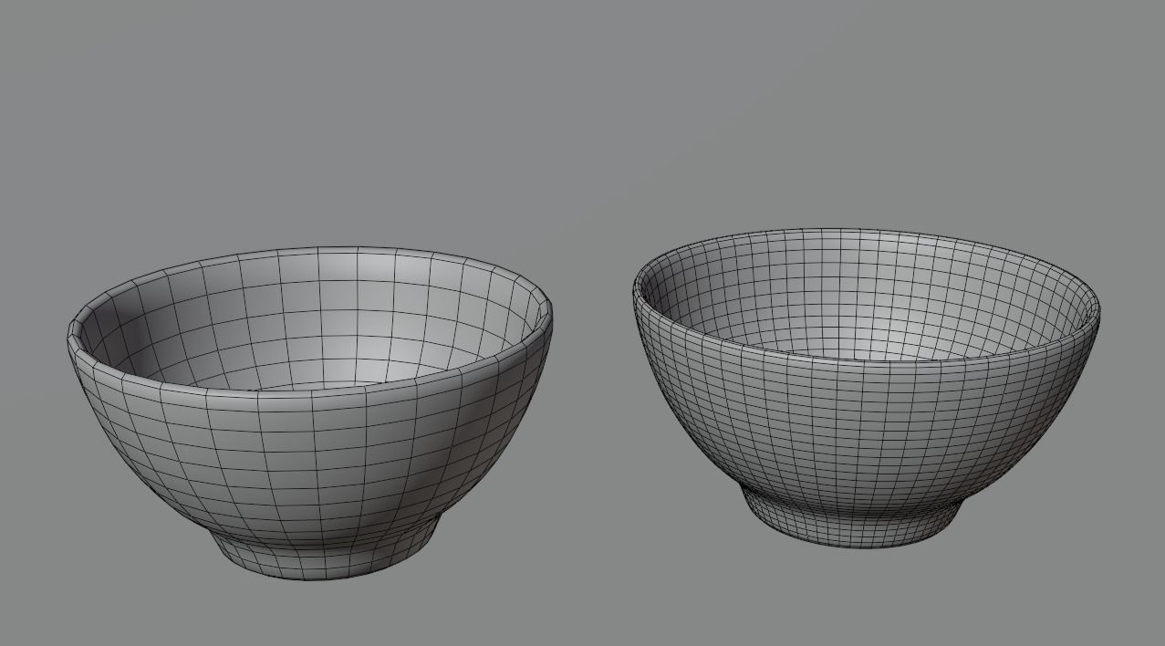 Plate cup 3D model_3