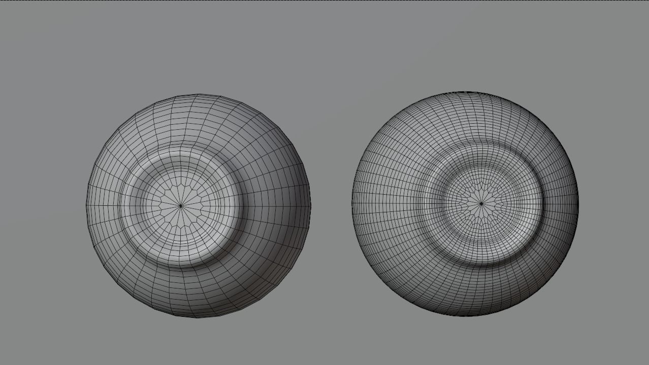 Plate cup 3D model_4