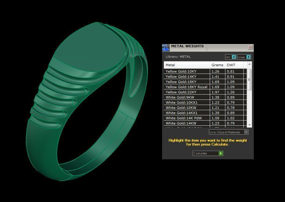 baby ring 3D print model_3