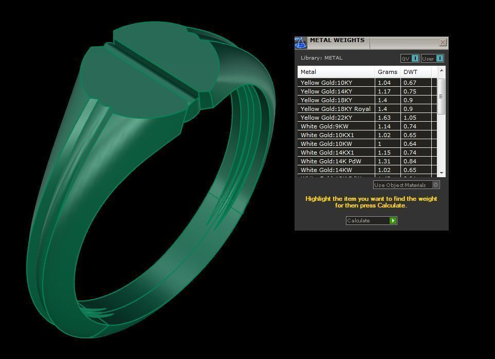 baby rings 3D print model_3