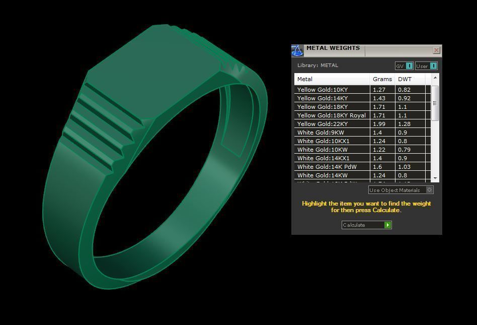 baby ring  3D print model_3