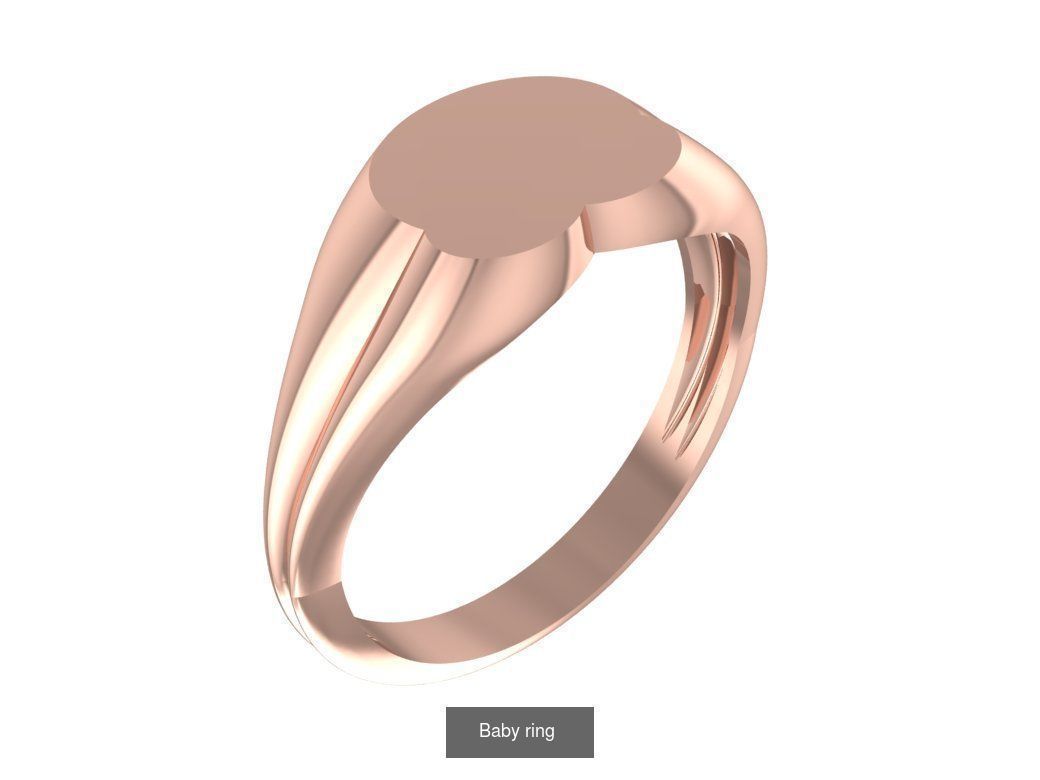 Baby Rings 33 3D Model Collection_32