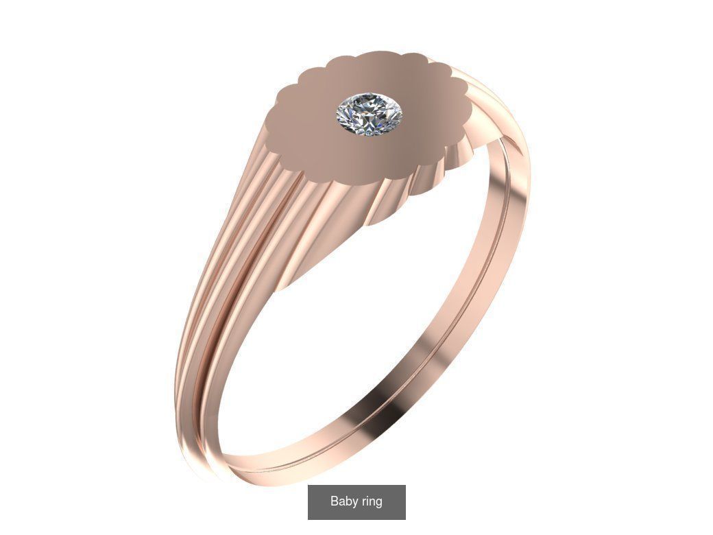 Baby Rings 33 3D Model Collection_39