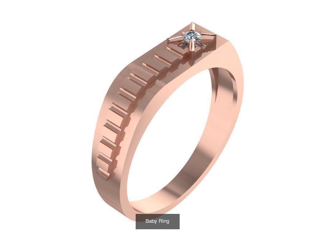 Baby Rings 33 3D Model Collection_16