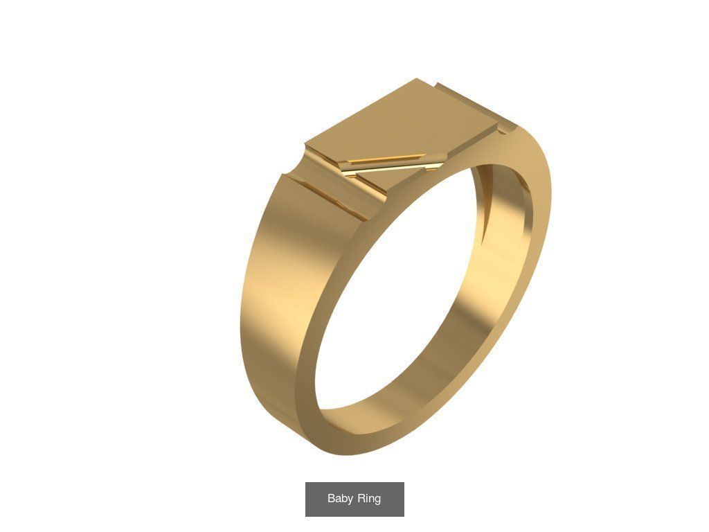 Baby Rings 33 3D Model Collection_19