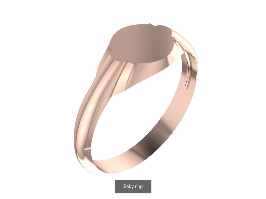 Baby Rings 33 3D Model Collection_40