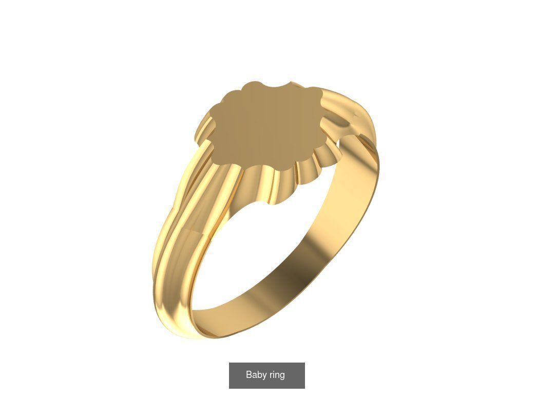 Baby Rings 33 3D Model Collection_33