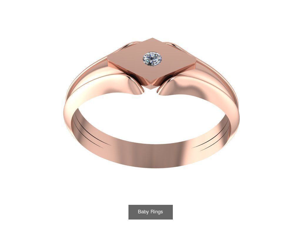 Baby Rings 33 3D Model Collection_15