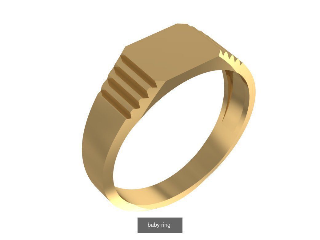 Baby Rings 33 3D Model Collection_38