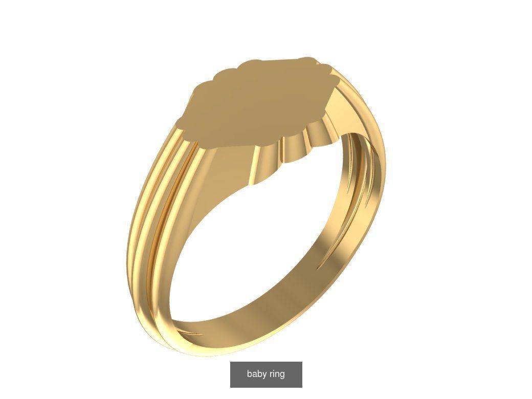 Baby Rings 33 3D Model Collection_31